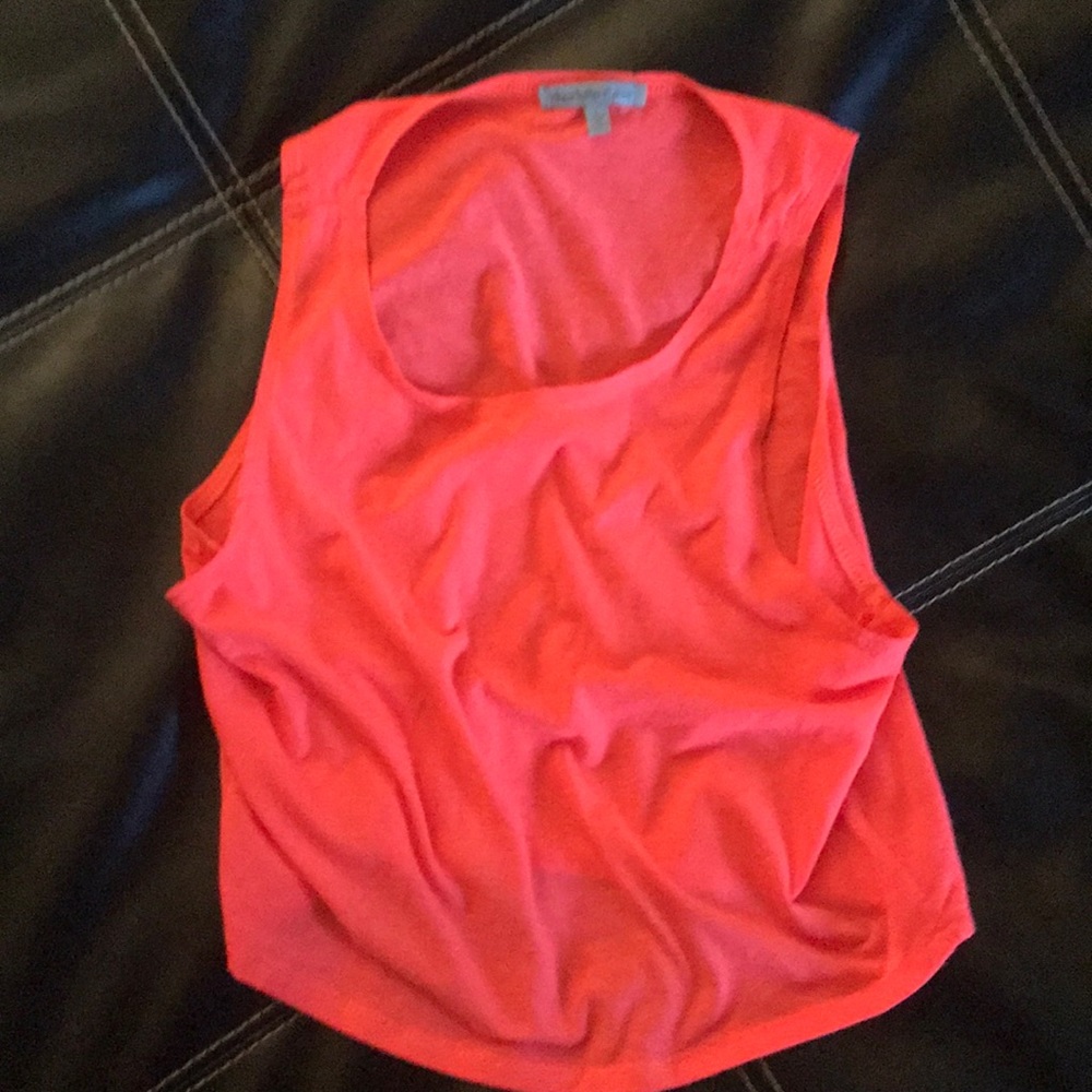 Pink sleeveless shirt from Charlotte Russe size s